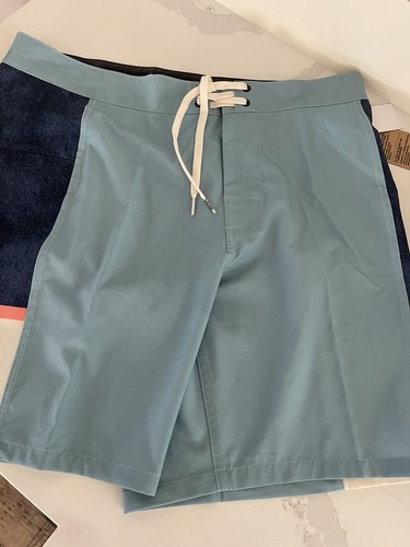 Vans New Side Bar 18" Side Bar Cameo Blue Boardshorts Men's 33 Swimwear Trunk - Picture 1 of 5