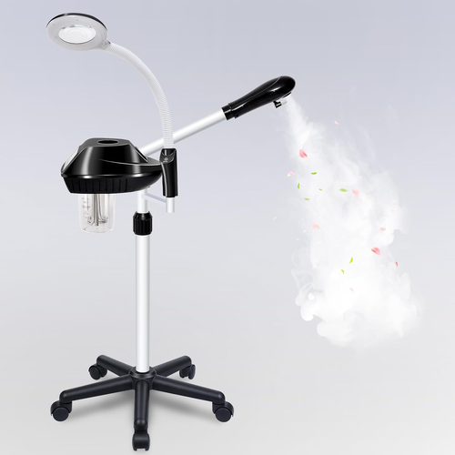 Professional Facial Steamer, 2 in 1 Face Steamer on Wheels, with 5X Magnifying - Picture 12 of 12