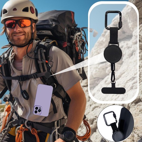 Retractable Anti-Theft Phone Holder Cellphone Lanyard Strap Smartphone - Picture 10 of 12