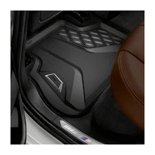 Genuine OEM Rear All Weather Black Rubber Floor Mats For BMW G06 F86 X6 20-23