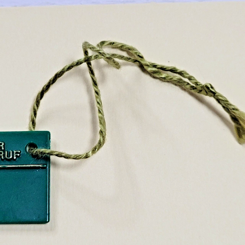 AUTHENTIC ROLEX WATCH OYSTER SWINPRUF HANG TAG GREEN 16200 RARE - Picture 6 of 6
