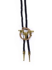 Cowboy Bootlace Tie Steer Rope Adults Wild West Western Rodeo Fancy Dress Prop