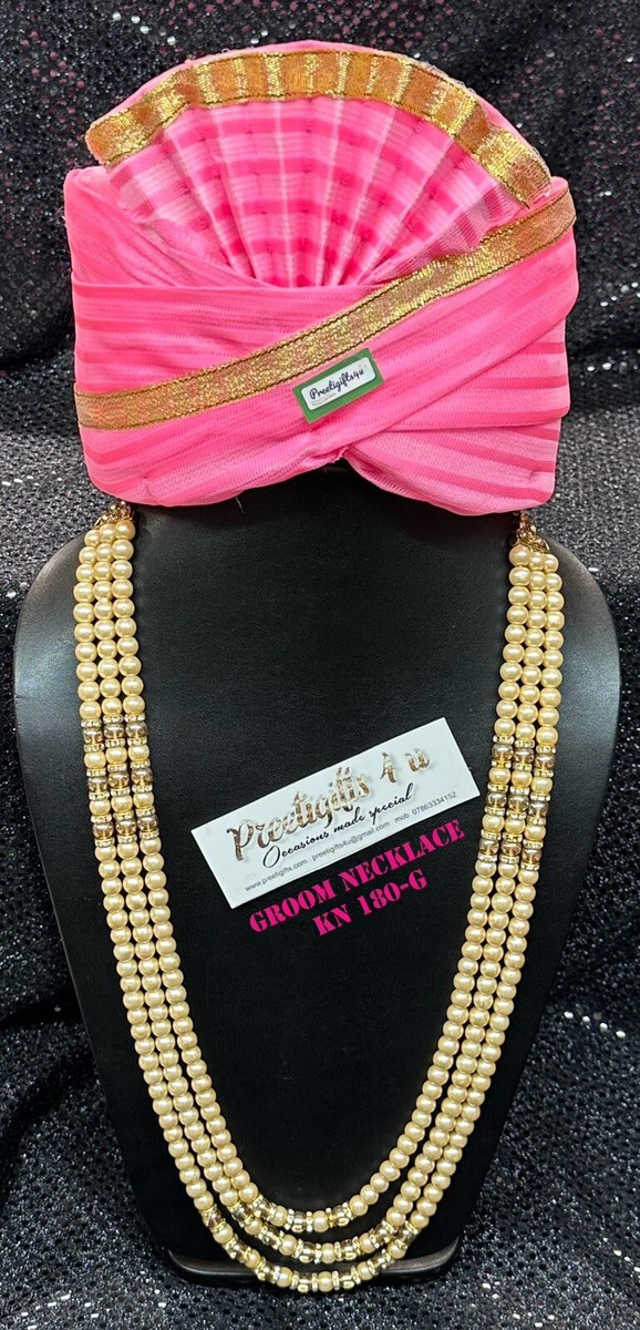 Groom Necklace indian Groom wedding Jewellery Dulha Moti Mala Gold