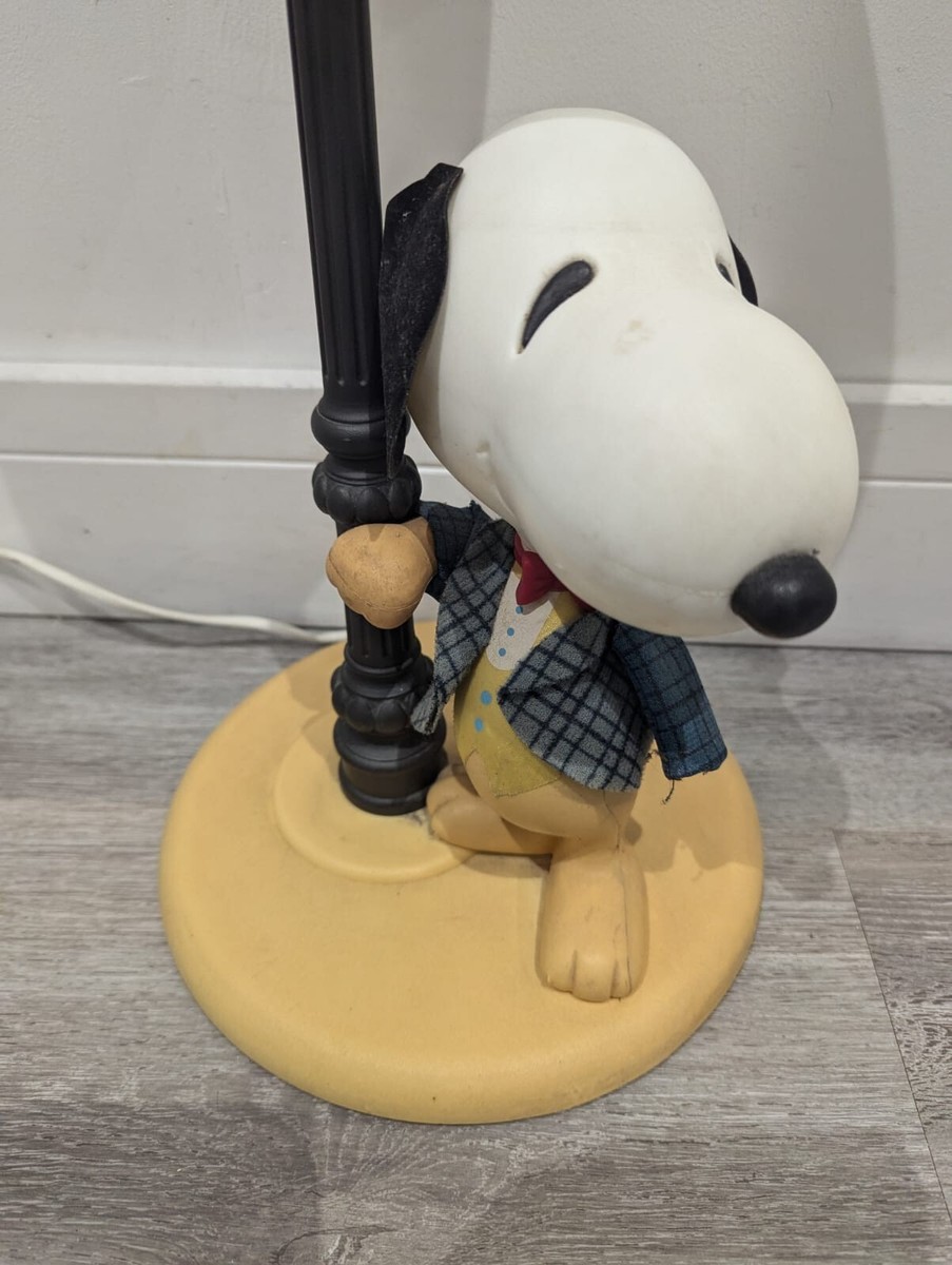 SNOOPY&PEANUTS GANG　テーブルランプ Vintage Snoopy Peanuts Gang Retro Lamp Italian Made UK Free