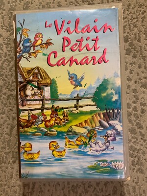 Le Vilain Petit Canard (The Ugly Duckling) VHS tape: French, 30 mins.
