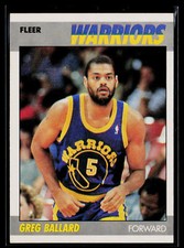 1987-88 Fleer Set-Break #7 Greg Ballard, Excellent , (HUCK'S)