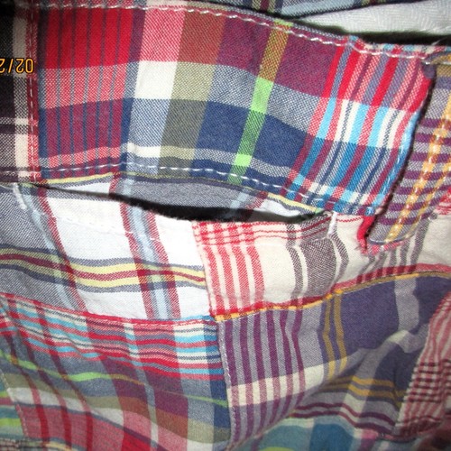Polo Ralph Lauren Prospect Shorts Patchwork Chino Mens 30 Madras Plaid 8" Cotton - Picture 17 of 23