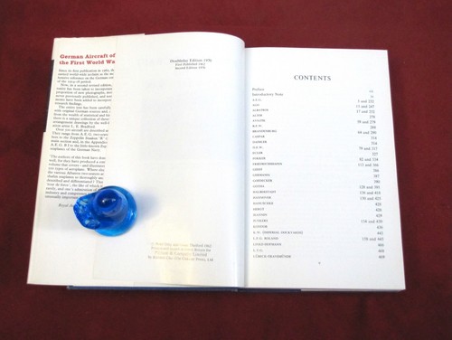 German Aircraft Of The First World War by Peter Gray (1970, Hardcover) Vintage - Bild 4 von 4