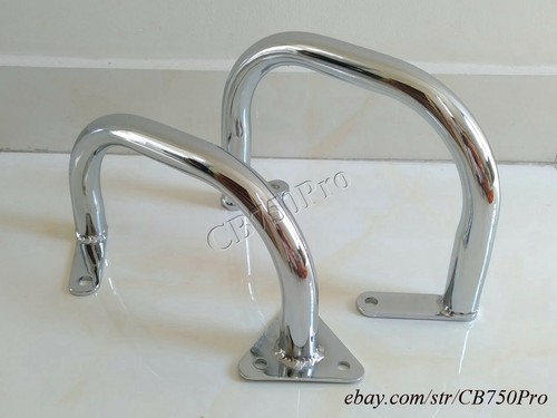 1969-1976 Honda CB750K CB750 Super Sport Chrome Engine Guard Highway Crash Bars. - Picture 3 of 12