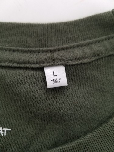 Uniqlo SPRZNY Jean-Michel Basquiat Green Short Sleeve T-Shirt Unisex Size Large - Picture 7 of 11