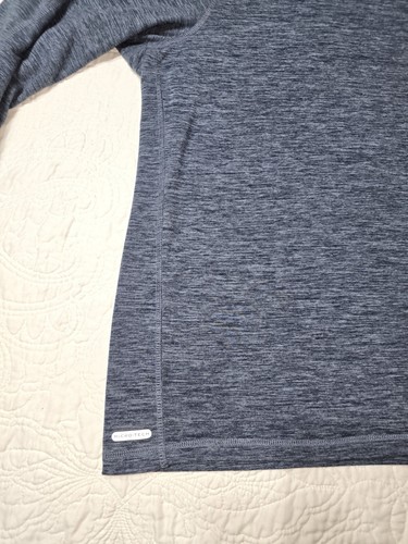 Free country Long Sleeve TeeShirt XXL BlueGray Crew neck MENS Pullover MicroTech - Picture 9 of 14