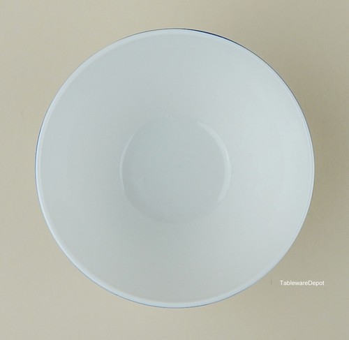 Lenox, INDIGO WATERCOLOR STRIPE, Coupe Cereal Bowl/s, SUPERB+ Condition! - Picture 3 of 4