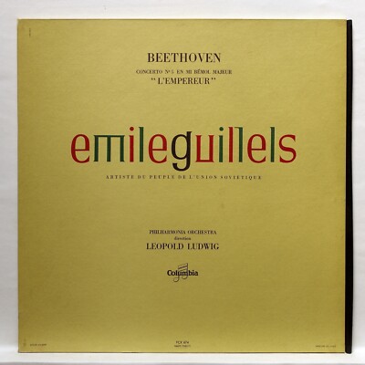 EMIL GILELS - BEETHOVEN piano concerto no.5 COLUMBIA FCX674 LP EX