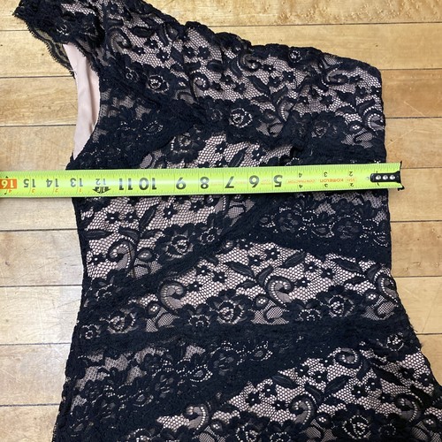 Nikibiki Dress Women’s Size M Lace Floral Mini Body on One Shoulder Party - Picture 6 of 13
