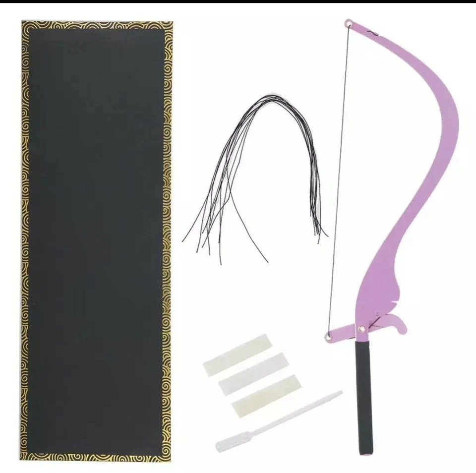 Arpa de planta de cejas para microblading y medida de ceja, arpa con hilo Foto 3 de 4