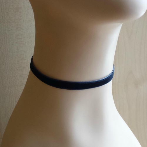 Collar de Gargantilla de Terciopel Hecho a Mano 10mm 33 Colores Hallazgos de Acero Inoxidable - Imagen 11 de 36