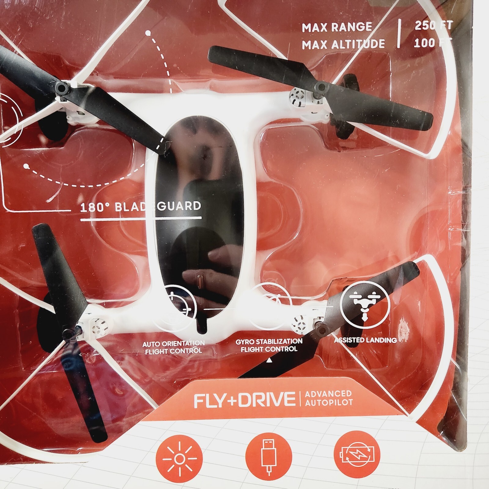 Sharper Image Fly & Drive Drone Advanced Autopilot eBay