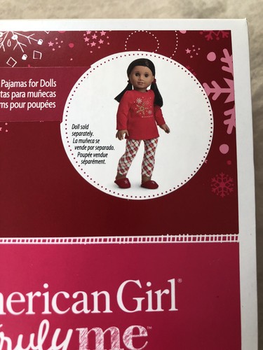 American Girl Doll Truly Me Holiday Dreams Pajamas for Dolls New - Picture 3 of 4