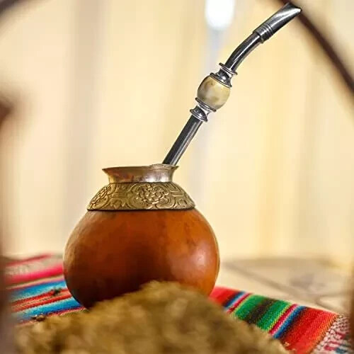 Reusable Bombilla Yerba Mate Straw - Stainless Steel Removable Spoon Style Filte - Bild 2 von 4