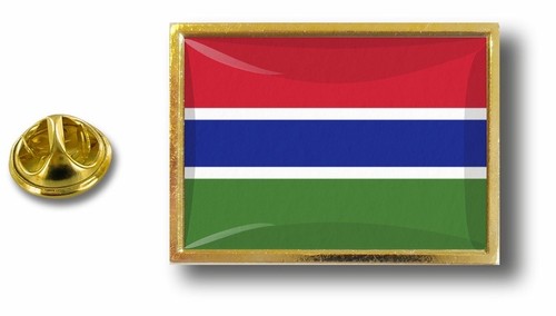 Pins Pin Badge Pin's Metal With Clip Butterfly Flag Gambia Gambian