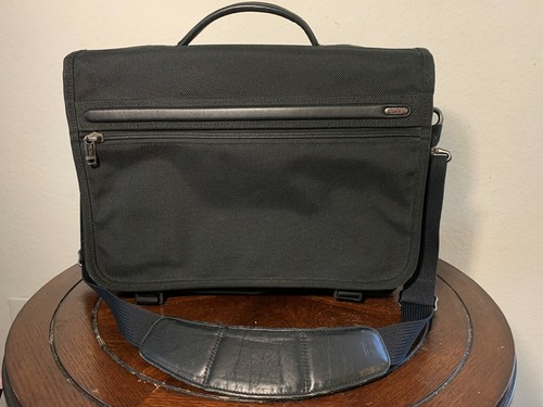 TUMI ALPHA 2 Expandable 26171D4 Nylon Laptop Briefcase Messenger Bag - Afbeelding 1 van 12