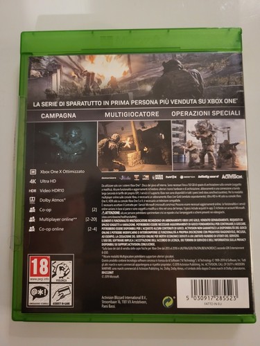 KOSTENLOSER VERSAND Spiele XBOX ONE - XBOX SERIE X alle Titel A-L auf Italienisch - Bild 47 von 291