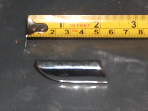 1976 Oldsmobile GM NOS AC Delco Interior Chrome Trim Piece 9839018 - Picture 3 of 7