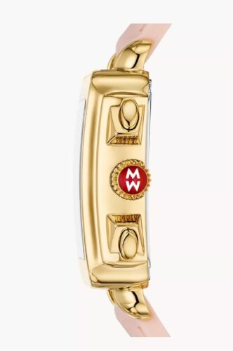 Michele Deco Sport 18K Gold-Plated Ballet Pink Silicone Watch MWW06K000072 - Picture 3 of 3