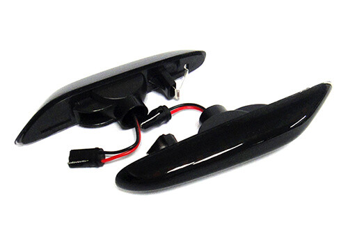 2x Black Smoked Side Indicator LED Repeater Light For BMW E81 E87 E90 E92 E60 X3 - Picture 4 of 11