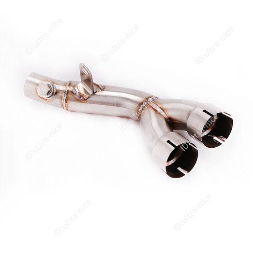 For Yamaha YZF R6 2006-2023 Middle Exhaust Link Pipe Slip On Stock Muffler Tips - Picture 6 of 10