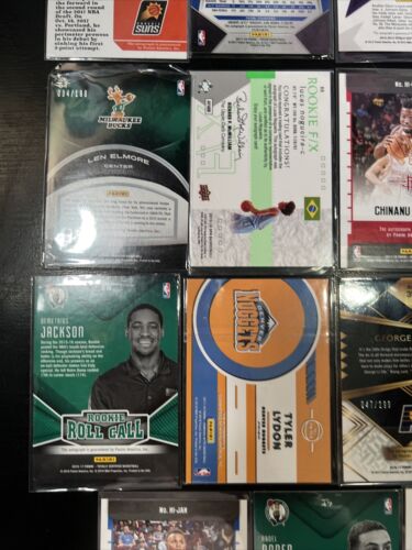 31x NBA Basketball Auto Signed Autographed Patch Relic Cards Lot With Rookie RC - Picture 17 of 20