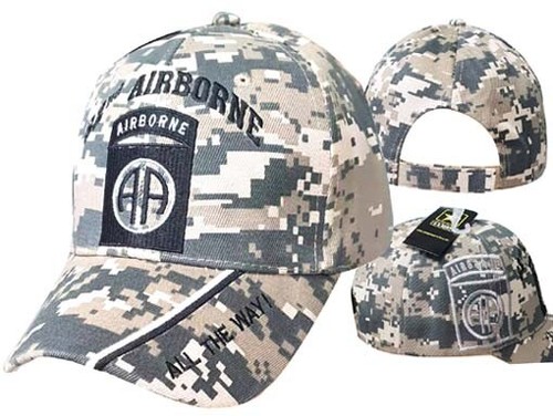 ARMY 82ND AIRBORNE "ALL THE WAY" ACU DIGITAL CAMO SHADOW CAP MÜTZE (LIZENZIERT) - Bild 1 von 2