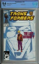 TRANSFORMERS #79 CBCS 9.4 WHITE PAGES // SECOND TO LAST ISSUE 1991