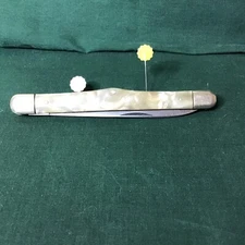 VINTAGE MURCOTT  GERMANY  MELON TESTER  2 BLADE  Imitation Pearl