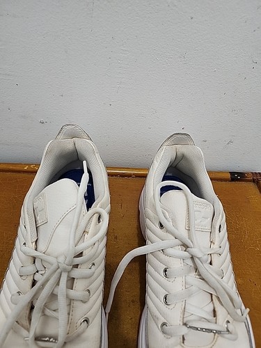 Reebok Shoes Mens Sz 11 Royal Lumina White Leather Walking Ortholite V55403 - Imagen 5 de 9