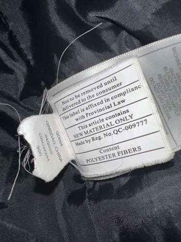 Canada Weather Gear Parka Jacket -Black Size Medium Kids 10/12 Coat Has A Tear - Picture 7 of 13