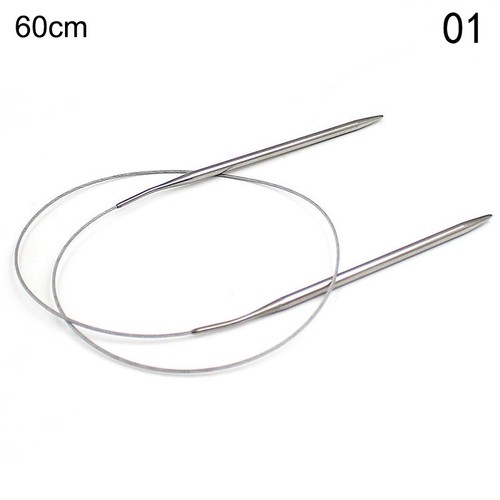 Circular Knitting Needles Stainless Steel Crochet Hooks Pins Weaving Accessories - Picture 20 of 49