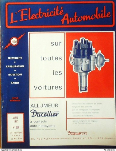 L'électricité automobile 1965 # 306 Tracteurs agricoles Daf Carburateurs - Picture 1 of 2