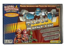 Robot Rescue Grades 4  5 Reading Comprehension Game Series Learning Board Game