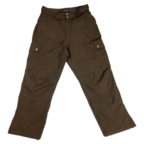 Lands End Unisex Youth Kids Ski Snow Pants Brown Size 20 Winter Insulated - Picture 1 of 16