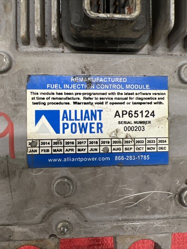 MÓDULO DE CONTROL DE INYECCIÓN DE COMBUSTIBLE DIÉSEL ALLIANT POWER FICM 03-07 FORD 6,0 L # 9799 - Imagen 2 de 3