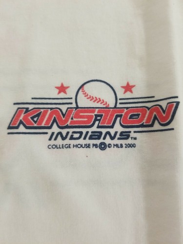 Vintage Kinston Indians Long Sleeve Shirt 2000 Nos Mens Large Dual Sided - Picture 3 of 12