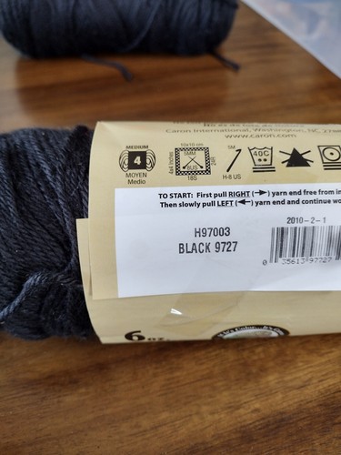 Caron Simply Soft 6 once Nero - Foto 2 di 2