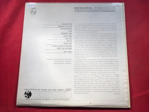 Z-77 THE SERENDIPITY SINGERS ...... MONO ..... PHM-200-115 - RECORD - FOLK - Imagen 6 de 6