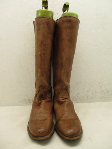 Justin Boots L3851 Brown Leather Tall Riding Boots USA Womens Size 8.5 B - Picture 2 of 9