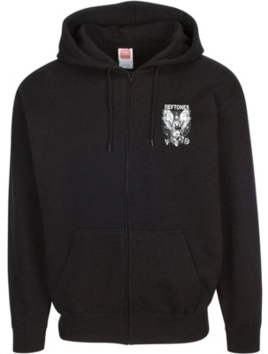Deftones American Metal Band Men's Black Zip Hoodie (Multiple Variations)