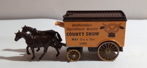 LLEDO DAYS GONE STAFFORDSHIRE COUNTY AGRICULTURAL SHOW HORSE-DRAWN VAN - BOXED - Picture 2 of 7
