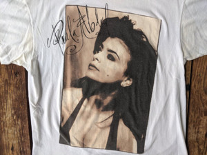 ポーラアブドゥル 1991 ヴィンテージ ミュージック Tシャツ ロックTシャツ ポーラアブドゥル 1991 ヴィンテージ ミュージック Tシャツ
