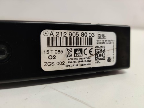 MERCEDES-BENZ E-CLASS W212 e 250 BlueTEC Antenna Amplifier Booster a2129058003 - Picture 10 of 12