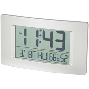 Digitech Lcd Wall Clock With Calendar And Temperature Display Ebay Image Is Loading Digitech Lcd Wall Clock With Calendar And Temperature